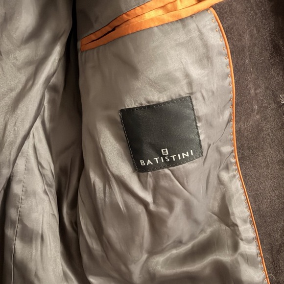 Mens BATISTINI US Size 50 Cool Brown Velvet 90's Blazer Sport Coat Jacket EUC - Picture 2 of 11